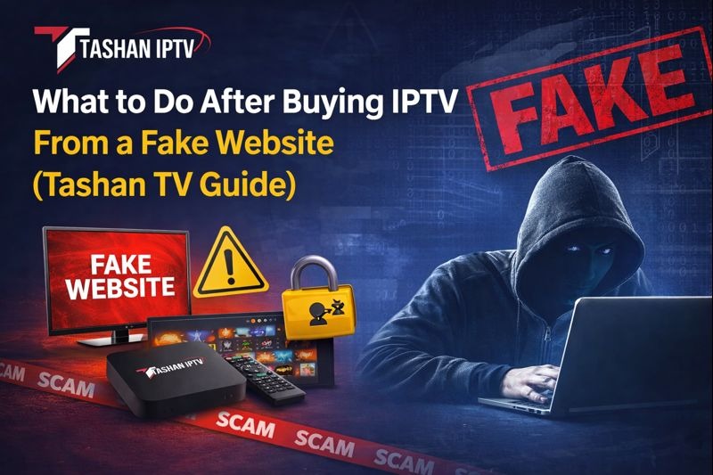 Fake IPTV Website