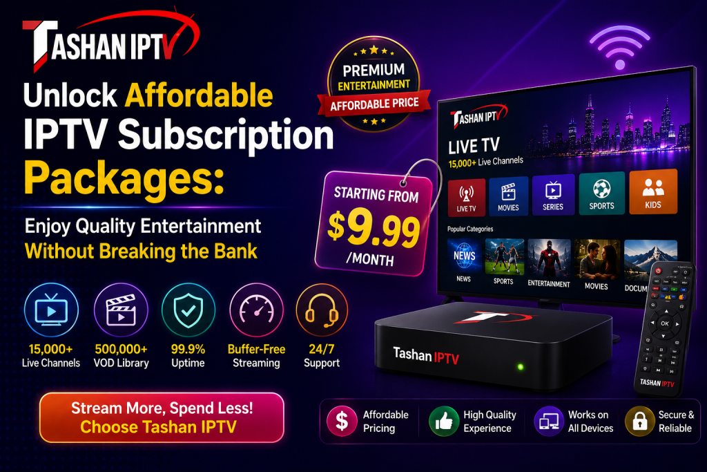 IPTV subscription Plan