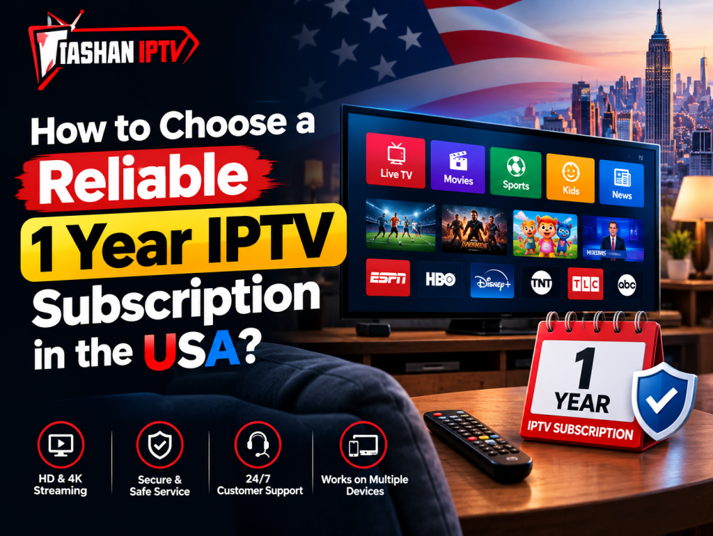 1 year IPTV subscription