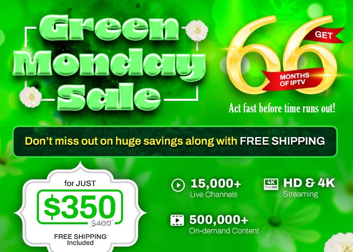 Green Monday Sale