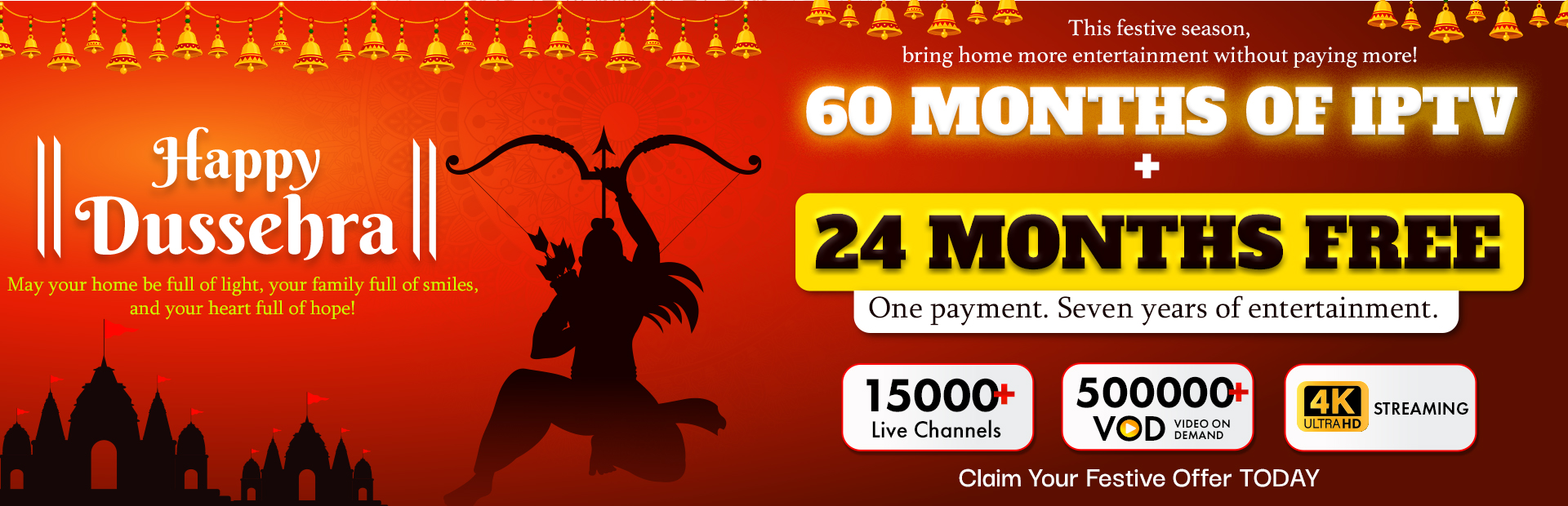 Navratri IPTV Sale